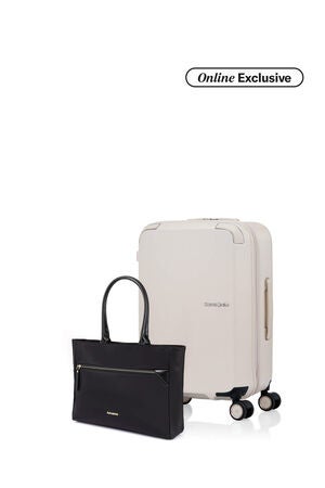 Bundle for Her Zenpod Cabin Ivory + Prudence Eco Tote Bag Black